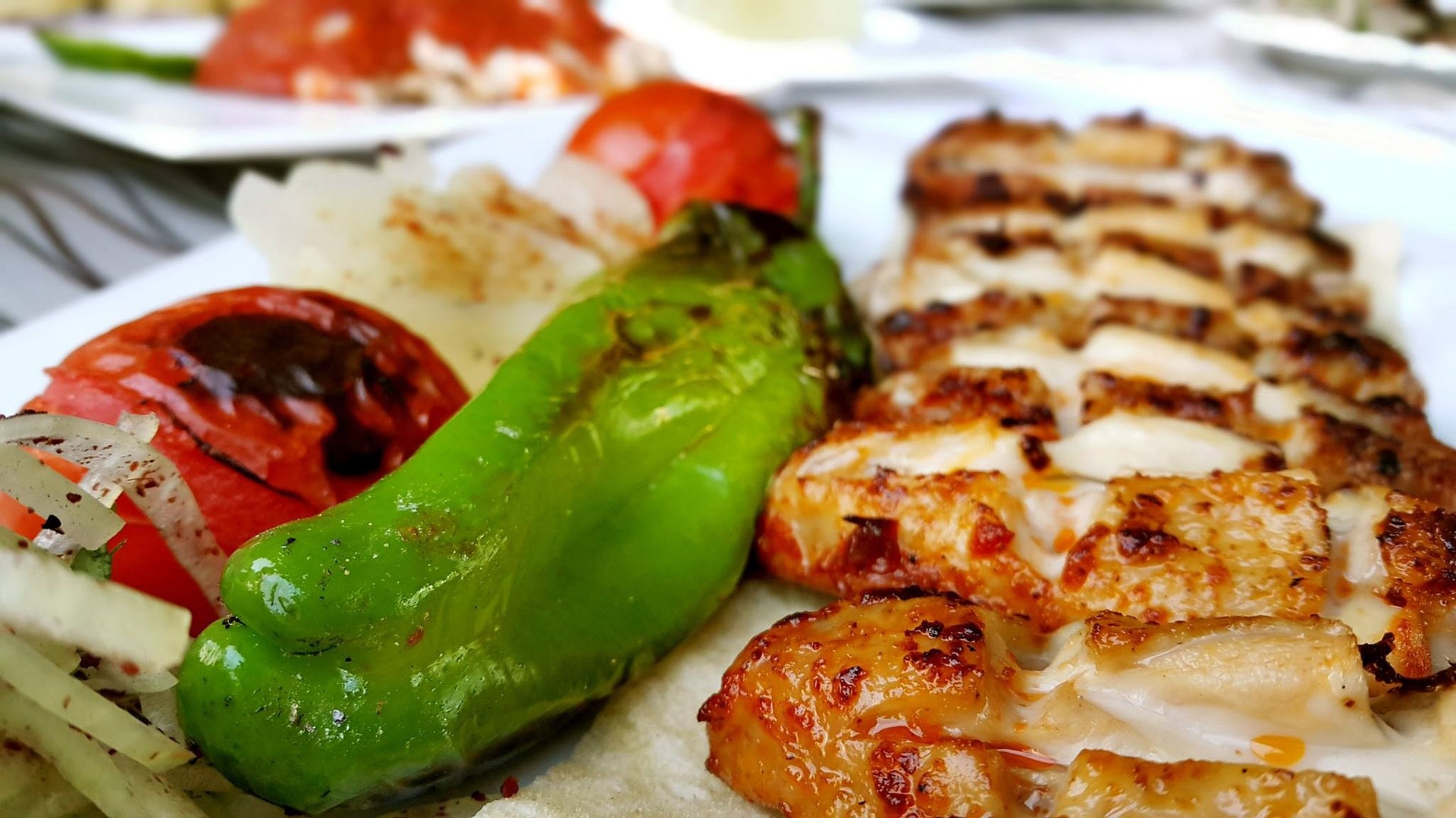 Hähnchen Şiş Kebap